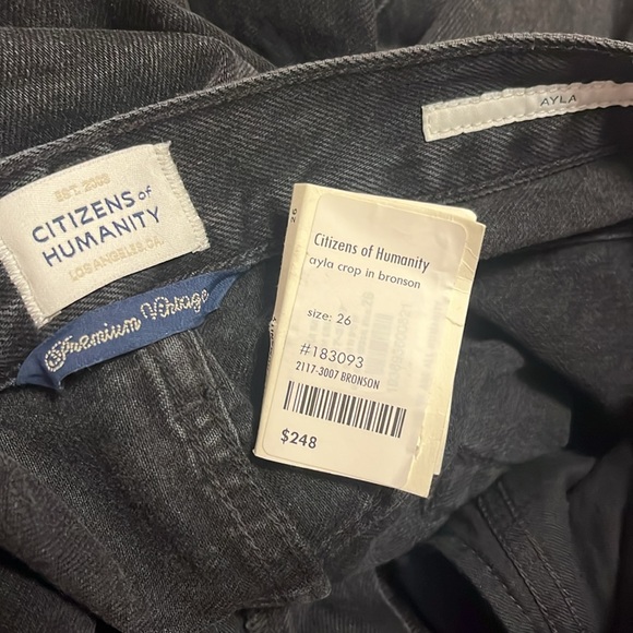 Citizens of Humanity Ayla Crop in Bronson - Picture 10 of 10